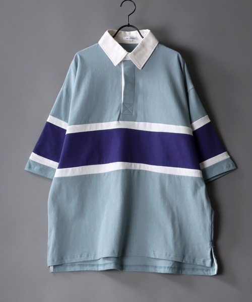SITRY（シトリー）の「Big silhouette Rugby shirt / ビッグ