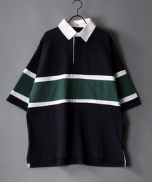SITRY | Big silhouette Rugby shirt / ビッグシルエット 半袖 ラガーシャツ(ポロシャツ)
