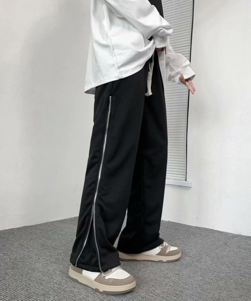 Mimma/Mimaa(ミマ)の「【Mimma/Mimaa】サイドオーバージップパンツ(スラックス・メンズ・ブラック・FREE)」の5枚目の写真