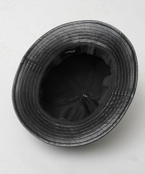 glabella（グラベラ）の「ヴィンテージ風 PU メトロハット（ハット・メンズ・ブラック・FREE）」の8枚目の写真