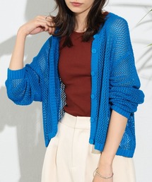 Auntie Rosa Holiday | メッシュクロップド2WAYカーデ(カーディガン/ボレロ)