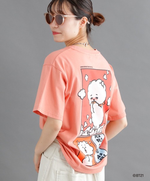 BT21（ビーティーイシビル）の「＃【BT21】キャラクターTシャツ