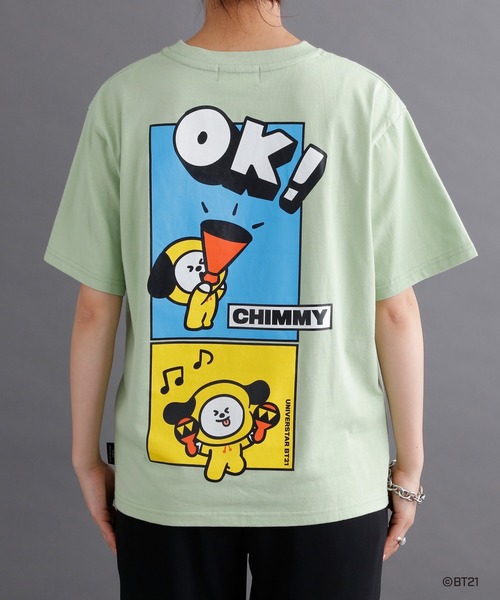 BT21(ビーティーイシビル)の「#【BT21】キャラクターTシャツ(Tシャツ/カットソー・レディース・グリーン系その他/ピンク/ピンク系その他/グリーン/ホワイト系その他/グリーン系その他2/ホワイト・ONE SIZE)」の10枚目の写真