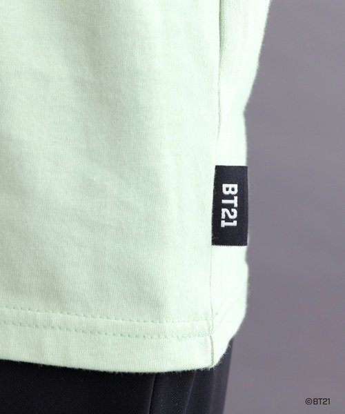 BT21(ビーティーイシビル)の「#【BT21】キャラクターTシャツ(Tシャツ/カットソー・レディース・グリーン系その他/ピンク/ピンク系その他/グリーン/ホワイト系その他/グリーン系その他2/ホワイト・ONE SIZE)」の15枚目の写真