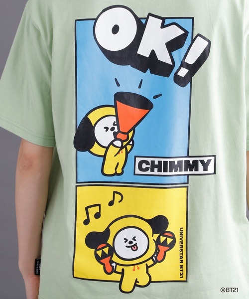 BT21(ビーティーイシビル)の「#【BT21】キャラクターTシャツ(Tシャツ/カットソー・レディース・グリーン系その他/ピンク/ピンク系その他/グリーン/ホワイト系その他/グリーン系その他2/ホワイト・ONE SIZE)」の16枚目の写真