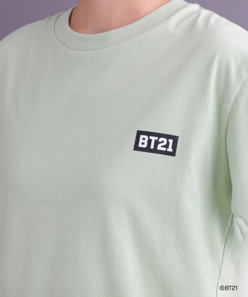 BT21(ビーティーイシビル)の「#【BT21】キャラクターTシャツ(Tシャツ/カットソー・レディース・グリーン系その他/ピンク/ピンク系その他/グリーン/ホワイト系その他/グリーン系その他2/ホワイト・ONE SIZE)」の12枚目の写真