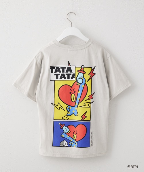BT21（ビーティーイシビル）の「＃【BT21】キャラクターTシャツ（T