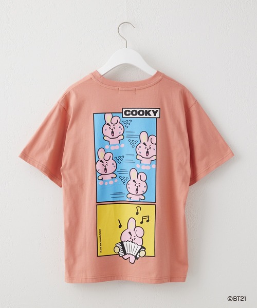 BT21(ビーティーイシビル)の「#【BT21】キャラクターTシャツ(Tシャツ/カットソー・レディース・グリーン系その他/ピンク/ピンク系その他/グリーン/ホワイト系その他/グリーン系その他2/ホワイト・ONE SIZE)」の20枚目の写真