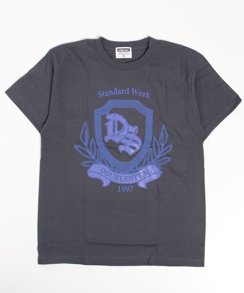 DOUBLE STEAL(ダブルスティール)の「REPLICAstyle LOGO 半袖Tシャツ(Tシャツ/カットソー・メンズ・ホワイト/ブラック/イエロー/ダークブルー・MEDIUM/LARGE/X-LARGE/XX-LARGE)」の3枚目の写真
