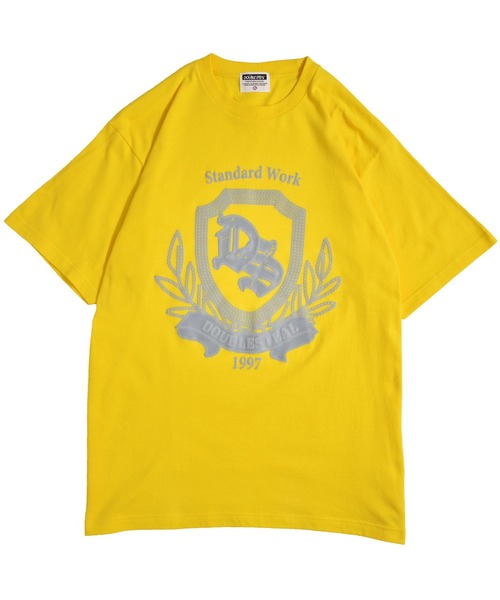 DOUBLE STEAL(ダブルスティール)の「REPLICAstyle LOGO 半袖Tシャツ(Tシャツ/カットソー・メンズ・ホワイト/ブラック/イエロー/ダークブルー・MEDIUM/LARGE/X-LARGE/XX-LARGE)」の4枚目の写真