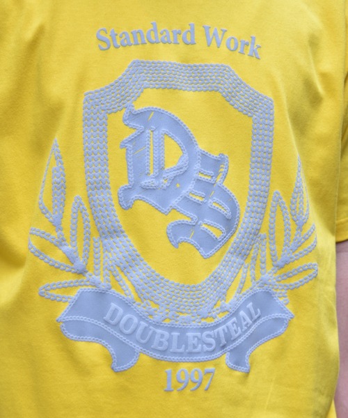 DOUBLE STEAL(ダブルスティール)の「REPLICAstyle LOGO 半袖Tシャツ(Tシャツ/カットソー・メンズ・ホワイト/ブラック/イエロー/ダークブルー・MEDIUM/LARGE/X-LARGE/XX-LARGE)」の11枚目の写真