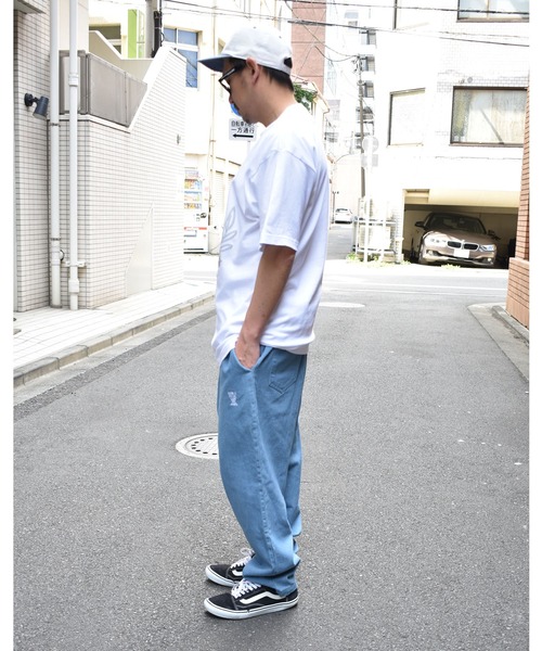 DOUBLE STEAL(ダブルスティール)の「REPLICAstyle LOGO 半袖Tシャツ(Tシャツ/カットソー・メンズ・ホワイト/ブラック/イエロー/ダークブルー・MEDIUM/LARGE/X-LARGE/XX-LARGE)」の7枚目の写真