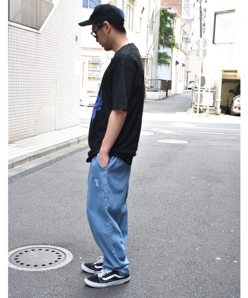 DOUBLE STEAL(ダブルスティール)の「REPLICAstyle LOGO 半袖Tシャツ(Tシャツ/カットソー・メンズ・ホワイト/ブラック/イエロー/ダークブルー・MEDIUM/LARGE/X-LARGE/XX-LARGE)」の16枚目の写真