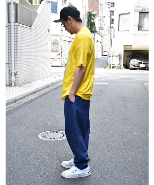 DOUBLE STEAL(ダブルスティール)の「REPLICAstyle LOGO 半袖Tシャツ(Tシャツ/カットソー・メンズ・ホワイト/ブラック/イエロー/ダークブルー・MEDIUM/LARGE/X-LARGE/XX-LARGE)」の12枚目の写真