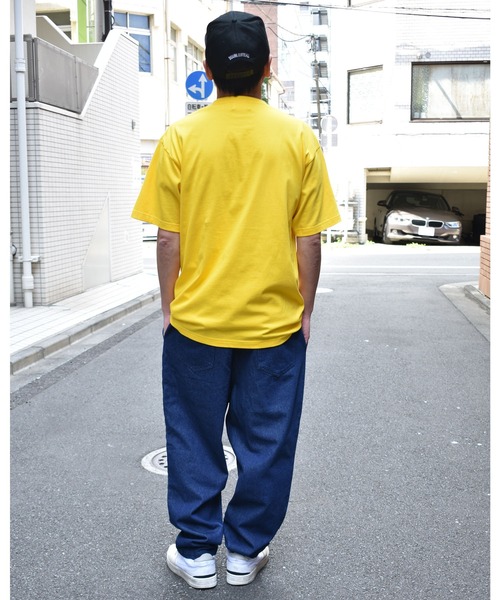 DOUBLE STEAL(ダブルスティール)の「REPLICAstyle LOGO 半袖Tシャツ(Tシャツ/カットソー・メンズ・ホワイト/ブラック/イエロー/ダークブルー・MEDIUM/LARGE/X-LARGE/XX-LARGE)」の13枚目の写真