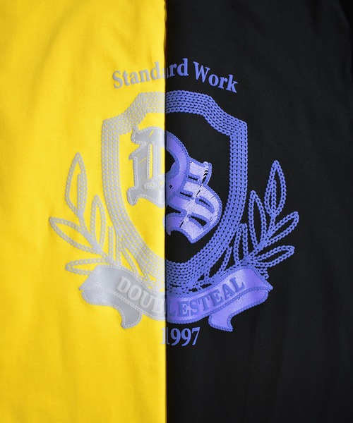 DOUBLE STEAL(ダブルスティール)の「REPLICAstyle LOGO 半袖Tシャツ(Tシャツ/カットソー・メンズ・ホワイト/ブラック/イエロー/ダークブルー・MEDIUM/LARGE/X-LARGE/XX-LARGE)」の14枚目の写真