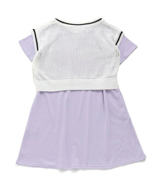 algy（アルジー）の「透かし編みベスト＆接触冷感Tワンピセット（ワンピース・キッズ・ブラック/オフホワイト/ミント・SMALL/MEDIUM/X-SMALL/XX-SMALL/XXX-SMALL）」の13枚目の写真