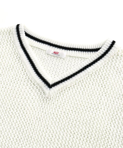 algy（アルジー）の「透かし編みベスト＆接触冷感Tワンピセット（ワンピース・キッズ・ブラック/オフホワイト/ミント・SMALL/MEDIUM/X-SMALL/XX-SMALL/XXX-SMALL）」の16枚目の写真