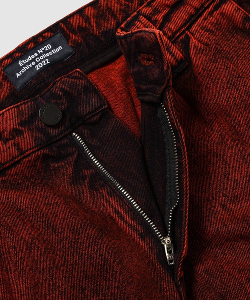 ETUDES(エチュード)の「CINEMA DENIM(デニムパンツ・メンズ・オレンジ・48/50/46)」の6枚目の写真