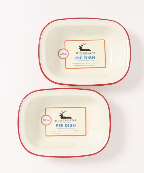 THE OLDE FARMHOUSE（ザ　オールドファームハウス）の「【 HUNTSMANS / ハンツマン 】 ホーローパイデッシュ レッド (2枚セット) 20cm TSI（食器・レディース・その他1・FREE）」の4枚目の写真