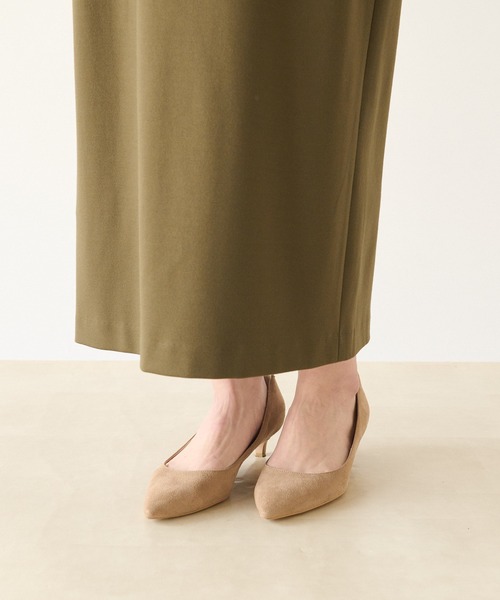 RIVE DROITE(リヴドロワ)の「滑らかで肌触りの良い美シルエット/ポンチストレートタイトスカート(スカート・レディース・ブラック/ベージュ/カーキ/ブルー・36/38/40)」の12枚目の写真