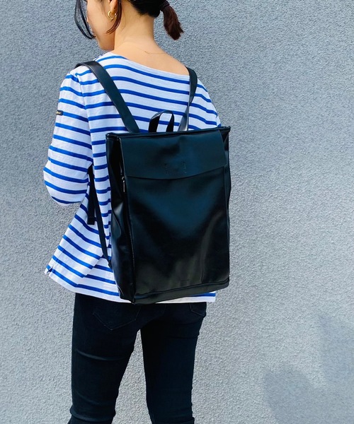 LegatoLargo/ジェンダーレスフェイクレザーリュックLG-F2015