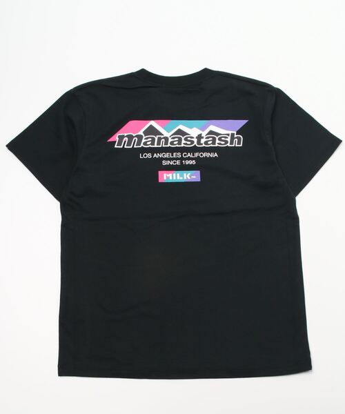 MILKFED.(ミルクフェド)の「MILKFED. × MANASTASH /ミルクフェド×マナスタッシュ MOUNTAIN COLOR LOGO T-SHIRT マウンテンカラーロゴTシャツ(Tシャツ/カットソー・レディース・ホワイト/ブラック・MEDIUM/LARGE/X-LARGE)」の19枚目の写真