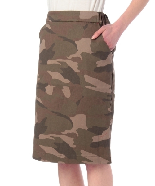 HusHusH（ハッシュアッシュ）の「柄ストレッチタイトスカート（スカート・レディース・ブルー/ブラック/グリーン・03/02）」の6枚目の写真