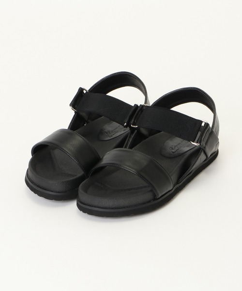 ikka（イッカ）の「ラバーバンドスポサン（サンダル・レディース・ブラック/ホワイト・L/M）」の6枚目の写真