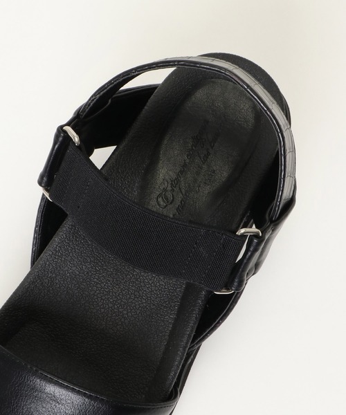 ikka（イッカ）の「ラバーバンドスポサン（サンダル・レディース・ブラック/ホワイト・L/M）」の9枚目の写真