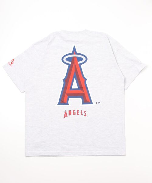 AVIREX(アヴィレックス)の「MLB×AVIREXエンジェルス Tシャツ/ANGELS T-SHIRT(Tシャツ/カットソー・レディース・ライトグレー/ブラック/ネイビー・MEDIUM/LARGE/X-LARGE)」の6枚目の写真