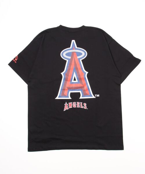 AVIREX(アヴィレックス)の「MLB×AVIREXエンジェルス Tシャツ/ANGELS T-SHIRT(Tシャツ/カットソー・レディース・ライトグレー/ブラック/ネイビー・MEDIUM/LARGE/X-LARGE)」の5枚目の写真