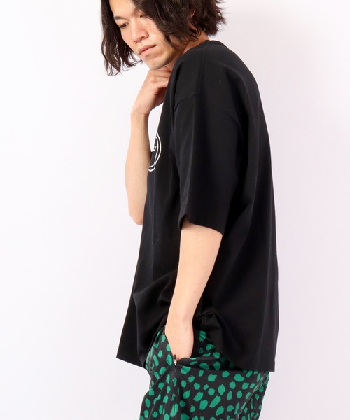 FLASH PACKER（フラッシュパッカー）の「FLASH PACKER コットン・オーバーサイズTシャツ（Tシャツ/カットソー・メンズ・カーキ/ブラック/ホワイト・XL/L/M）」の10枚目の写真