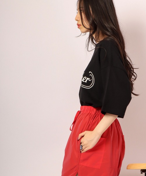 FLASH PACKER（フラッシュパッカー）の「FLASH PACKER コットン・オーバーサイズTシャツ（Tシャツ/カットソー・メンズ・カーキ/ブラック/ホワイト・XL/L/M）」の18枚目の写真
