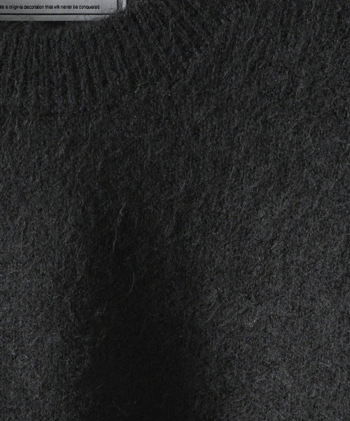 ADAMASTE（アダマスト）の「ソフトタッチオーバーサイズクルーネックニット/グラデーションニット（ニット/セーター・メンズ・パープル/ブラウン/ホワイト/ブラック/グリーン系その他/イエロー系その他・SMALL/MEDIUM）」の10枚目の写真