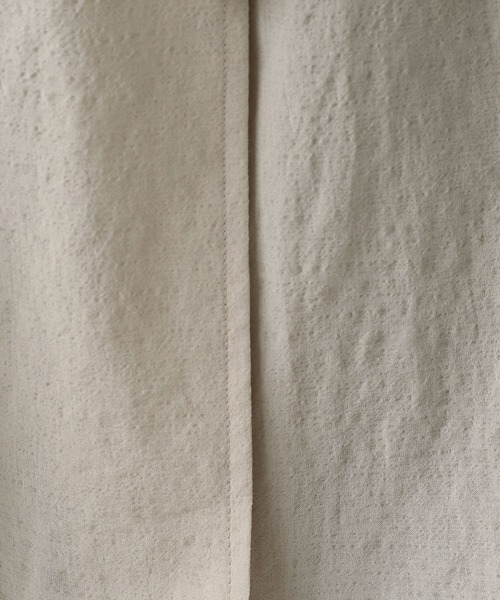 A part by(アパートバイ)の「カイキンドロストシャツSS_半袖 285909(シャツ/ブラウス・レディース・ブルー/ライトベージュ/マスタード/ブラウン・FREE)」の6枚目の写真