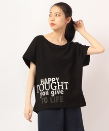 DIMENSIONE danza tシャツ デザインプリント レーヨン半袖