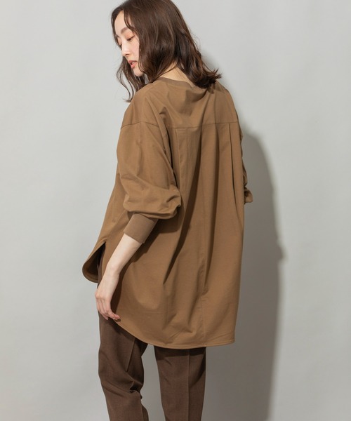 Munich（ミューニック）の「プレミアムコットンジャージラウンドヘムプルオーバー（Tシャツ/カットソー・レディース・ホワイト/ブラック/パープル/ブラウン・FREE）」の18枚目の写真