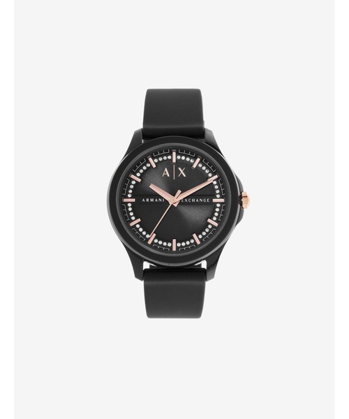 【A|X アルマーニ エクスチェンジ】シリコンベルトウォッチ(尾錠)LADY HAMPTON_AX5265