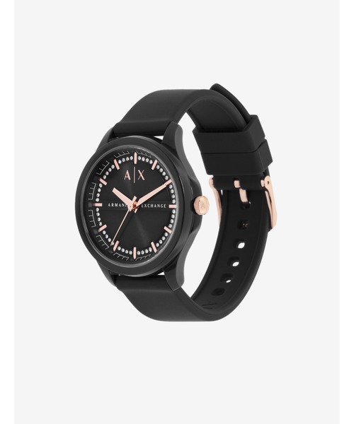 【A|X アルマーニ エクスチェンジ】シリコンベルトウォッチ(尾錠)LADY HAMPTON_AX5265