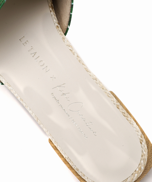 LE TALON(ルタロン)の「LE TALON×kiki スライダーサンダル(サンダル・レディース・グリーン/オレンジ・SMALL/MEDIUM/LARGE/X-LARGE)」の14枚目の写真