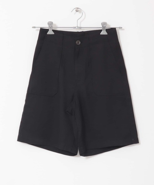 URBAN RESEARCH（アーバンリサーチ）の「ハイウエストハーフパンツ（その他パンツ・レディース・ブラック/オレンジ系その他・38/36）」の3枚目の写真