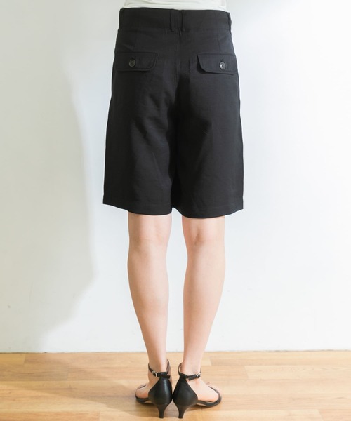 URBAN RESEARCH（アーバンリサーチ）の「ハイウエストハーフパンツ（その他パンツ・レディース・ブラック/オレンジ系その他・38/36）」の13枚目の写真