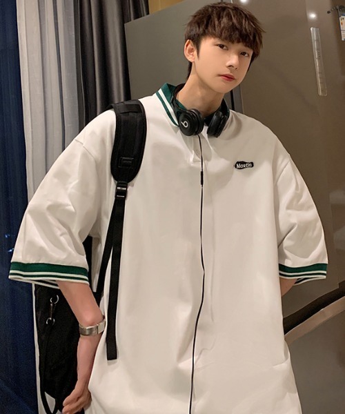 MGV（エムジーヴィー）の「”MORTIN"ワンポイントポロシャツ（ポロシャツ・メンズ・ホワイト/グレー・LARGE/X-LARGE/MEDIUM）」の13枚目の写真