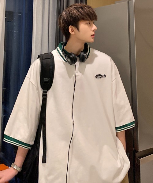MGV（エムジーヴィー）の「”MORTIN"ワンポイントポロシャツ（ポロシャツ・メンズ・ホワイト/グレー・LARGE/X-LARGE/MEDIUM）」の14枚目の写真
