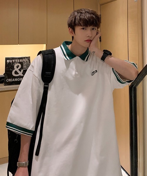 MGV（エムジーヴィー）の「”MORTIN"ワンポイントポロシャツ（ポロシャツ・メンズ・ホワイト/グレー・LARGE/X-LARGE/MEDIUM）」の16枚目の写真