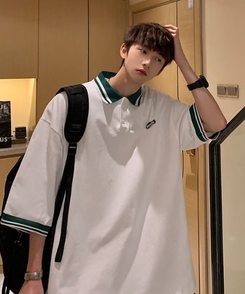 MGV（エムジーヴィー）の「”MORTIN"ワンポイントポロシャツ（ポロシャツ・メンズ・ホワイト/グレー・LARGE/X-LARGE/MEDIUM）」の18枚目の写真