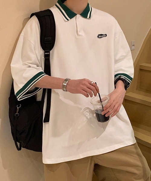 MGV（エムジーヴィー）の「”MORTIN"ワンポイントポロシャツ（ポロシャツ・メンズ・ホワイト/グレー・LARGE/X-LARGE/MEDIUM）」の20枚目の写真