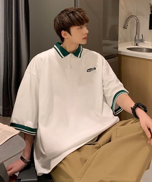 MGV（エムジーヴィー）の「”MORTIN"ワンポイントポロシャツ（ポロシャツ・メンズ・ホワイト/グレー・LARGE/X-LARGE/MEDIUM）」の22枚目の写真