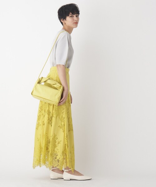 OPAQUE.CLIP（オペークドットクリップ）の「◆ツイストハンドルショルダーバッグ（ショルダーバッグ・レディース・ライトブルー/オフホワイト/イエロー・00）」の21枚目の写真